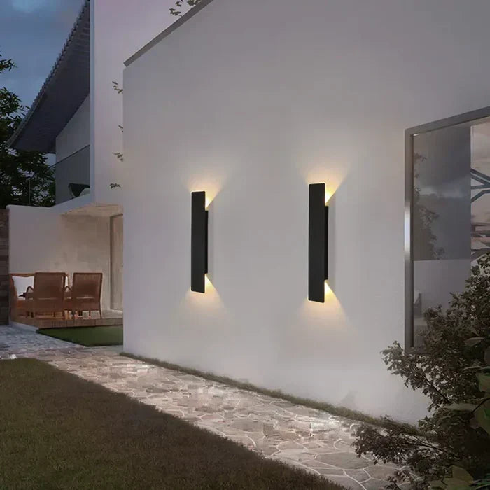 Aplique de pared para exterior resistente a la intemperie