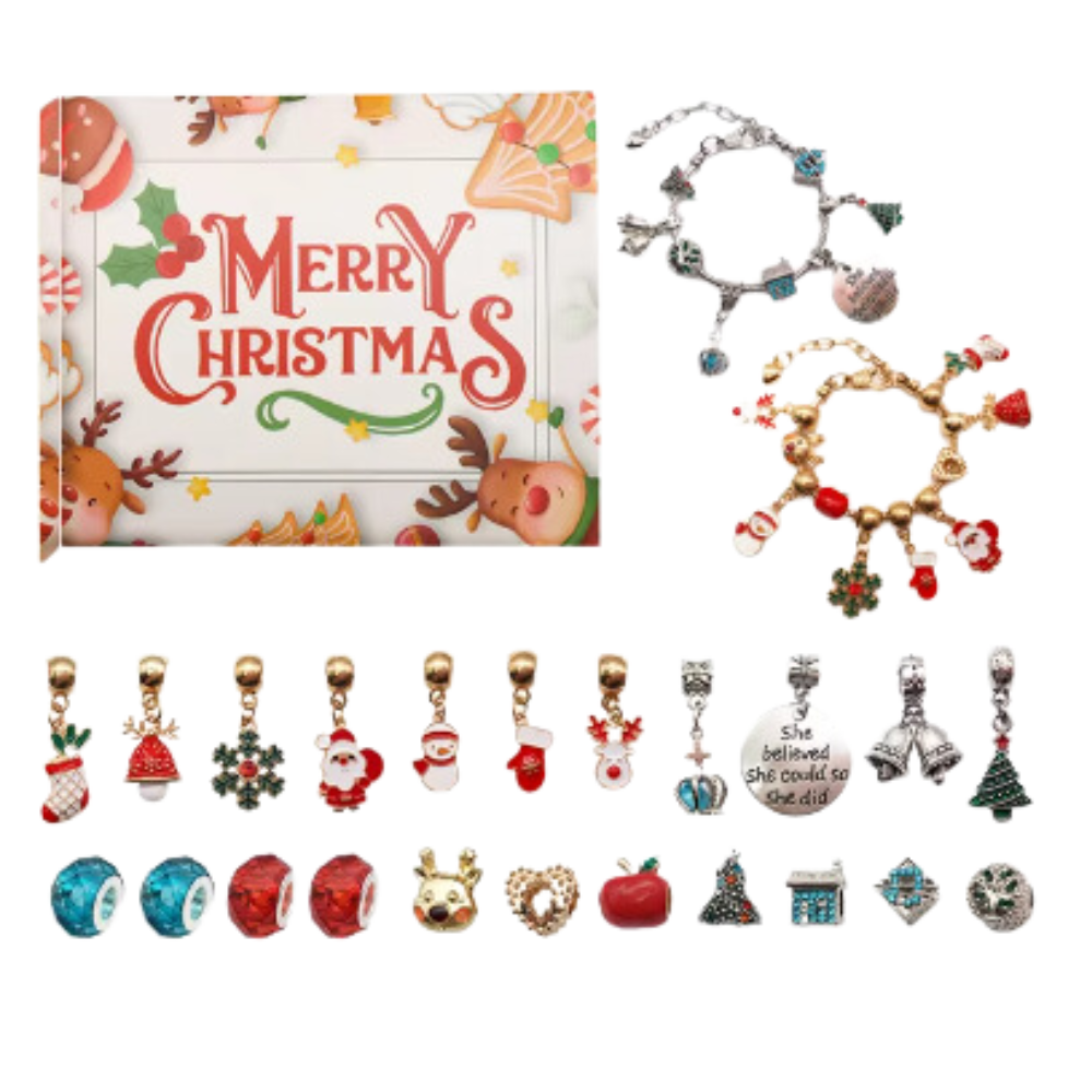 Calendario de Adviento DIY 2026 para niñas – Set de joyas y pulseras