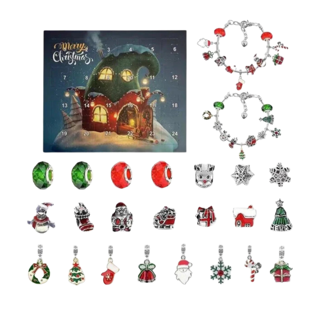 Calendario de Adviento DIY 2026 para niñas – Set de joyas y pulseras