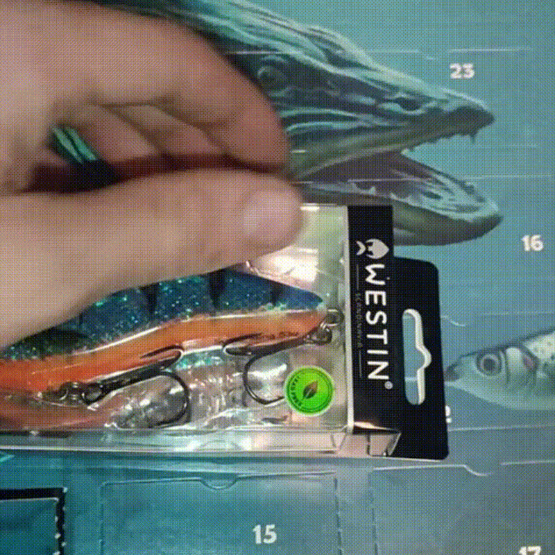 Calendario de adviento para aficionados a la pesca - Caja de Navidad