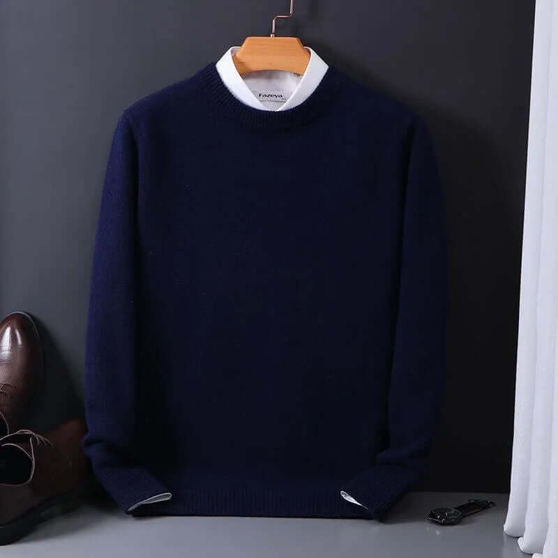 Jersey de punto suave y lujoso para hombre