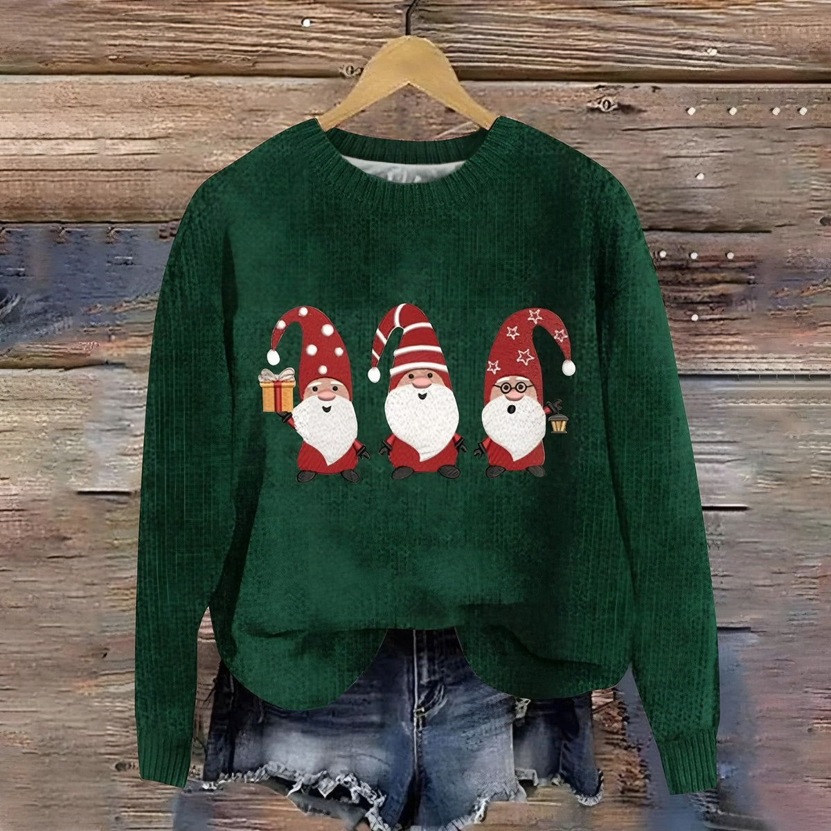 Jersey navideño divertido para mujer