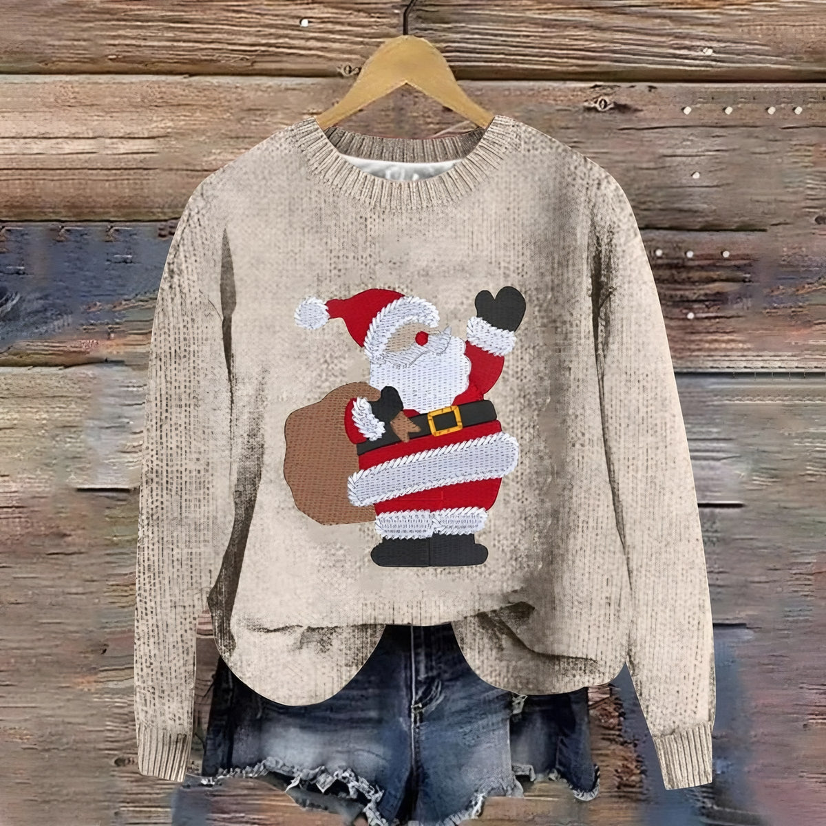 Jersey navideño divertido para mujer