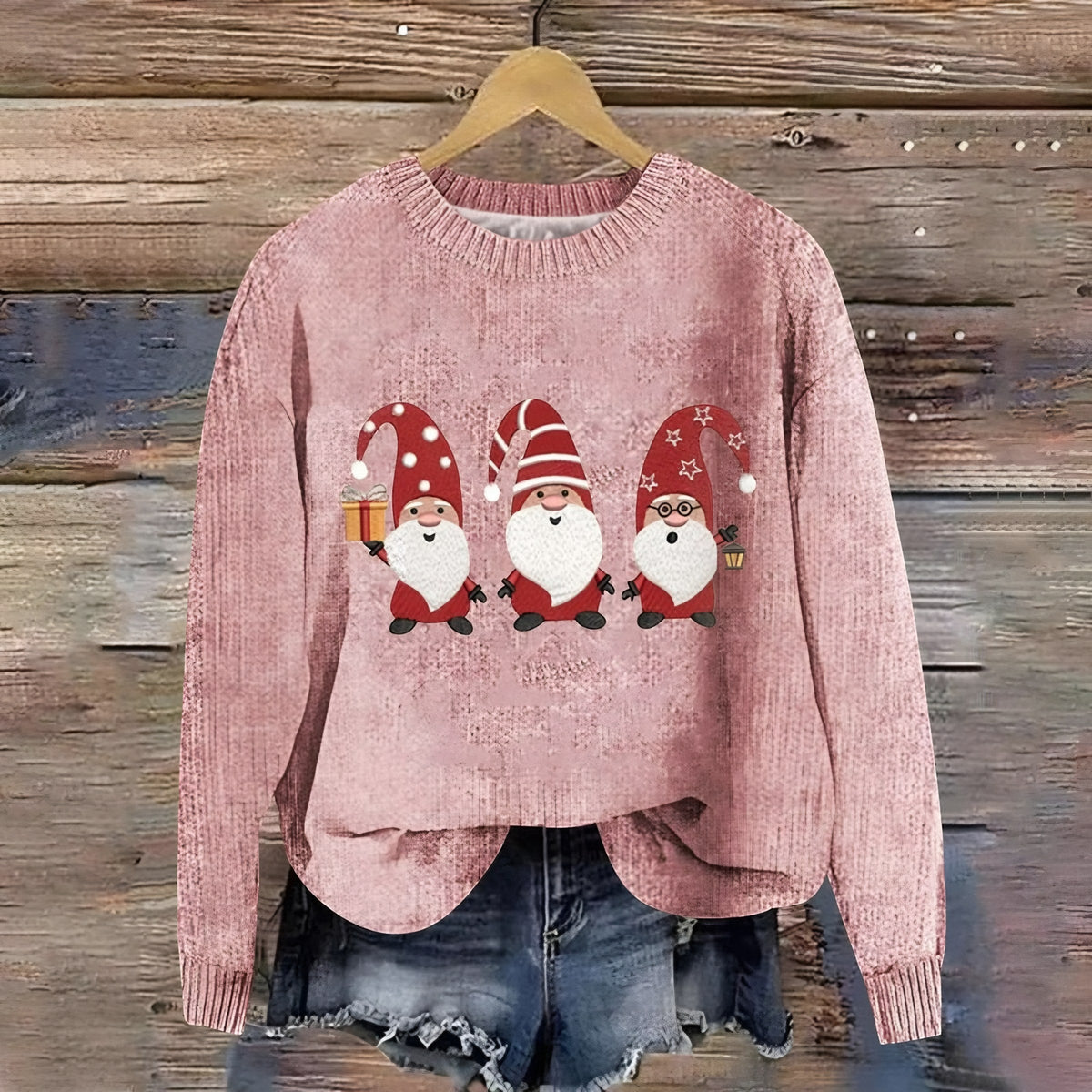 Jersey navideño divertido para mujer