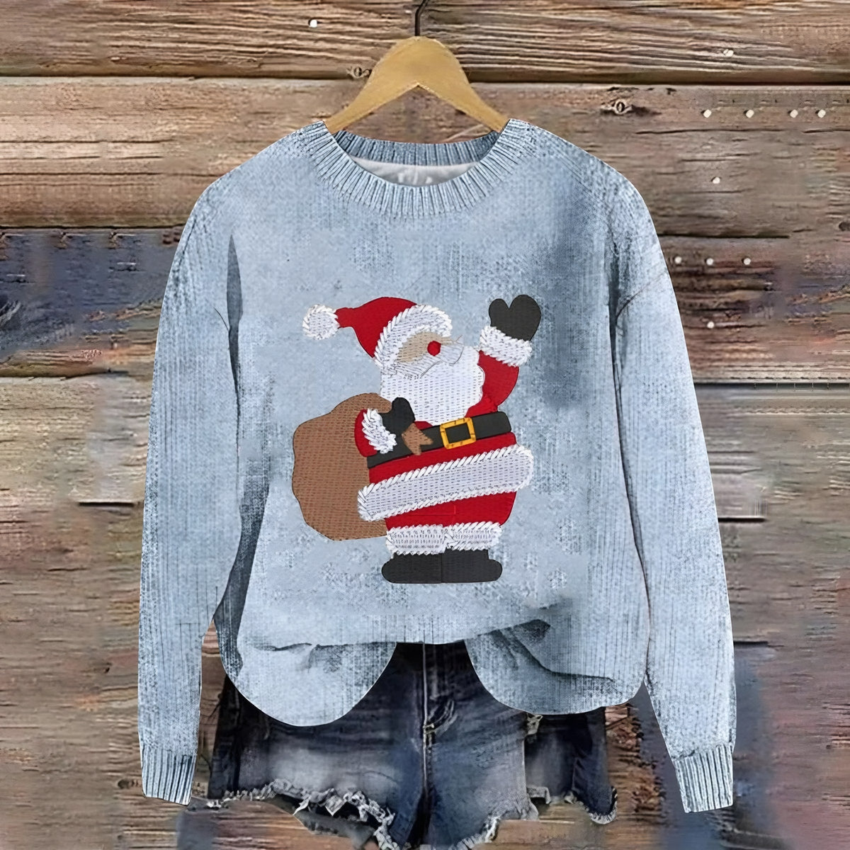 Jersey navideño divertido para mujer
