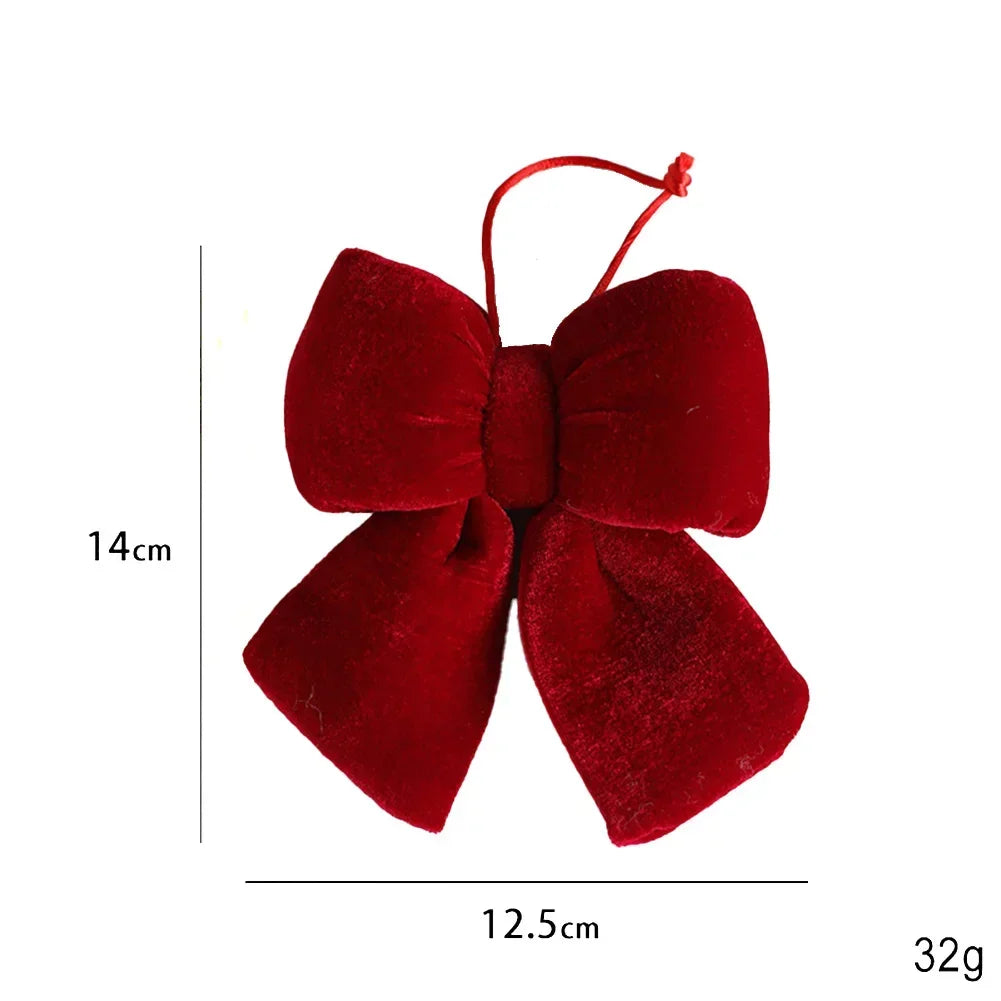 Lazo rojo de terciopelo