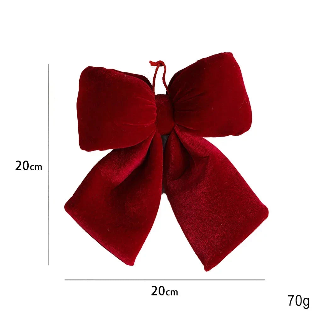 Lazo rojo de terciopelo