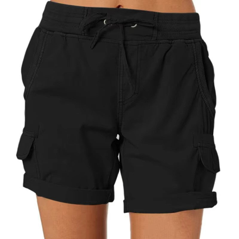 Pantalones cortos de playa casuales tipo cargo