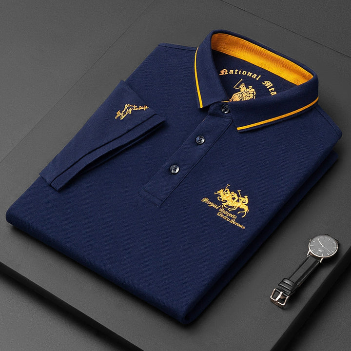 Polo Camiseta | Emblema de Lujo | Moda Hombre