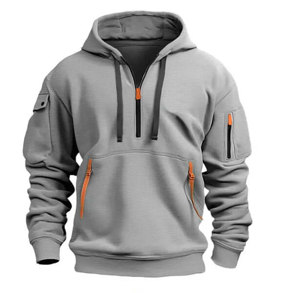 Sudadera con capucha suave, elegante y con textura para hombre