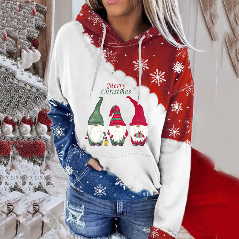 Sudadera con estampado navideño
