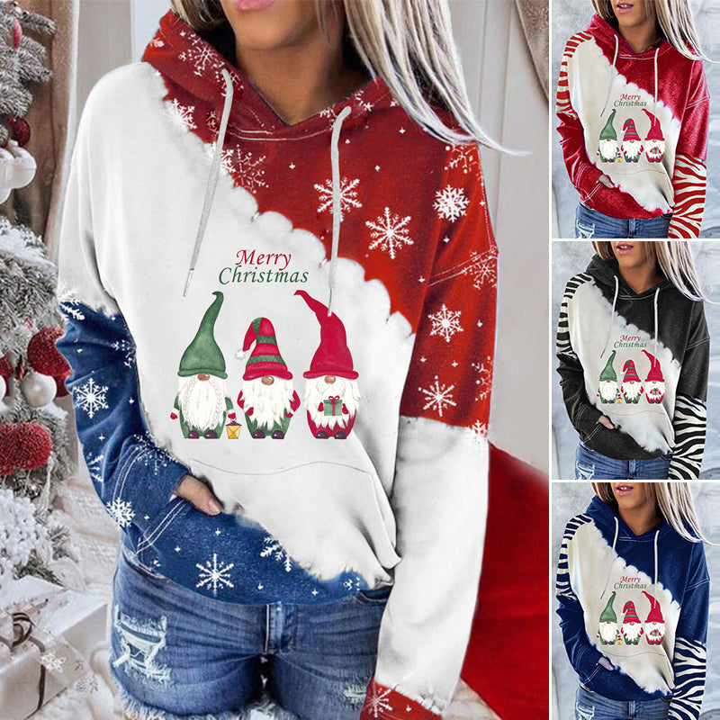 Sudadera con estampado navideño