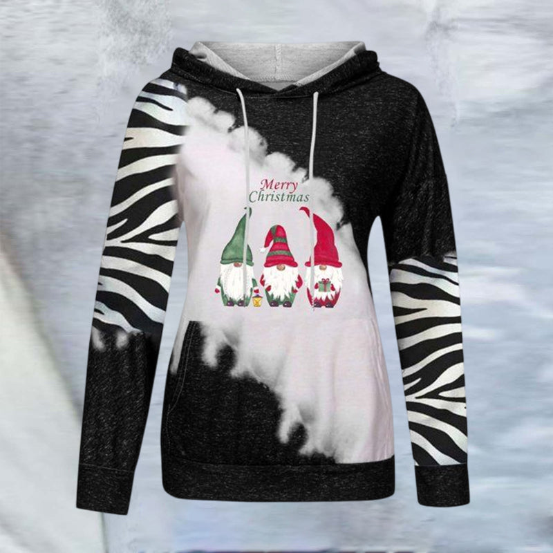 Sudadera con estampado navideño