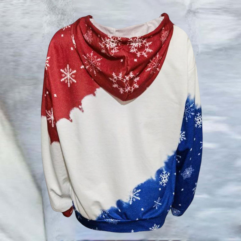 Sudadera con estampado navideño
