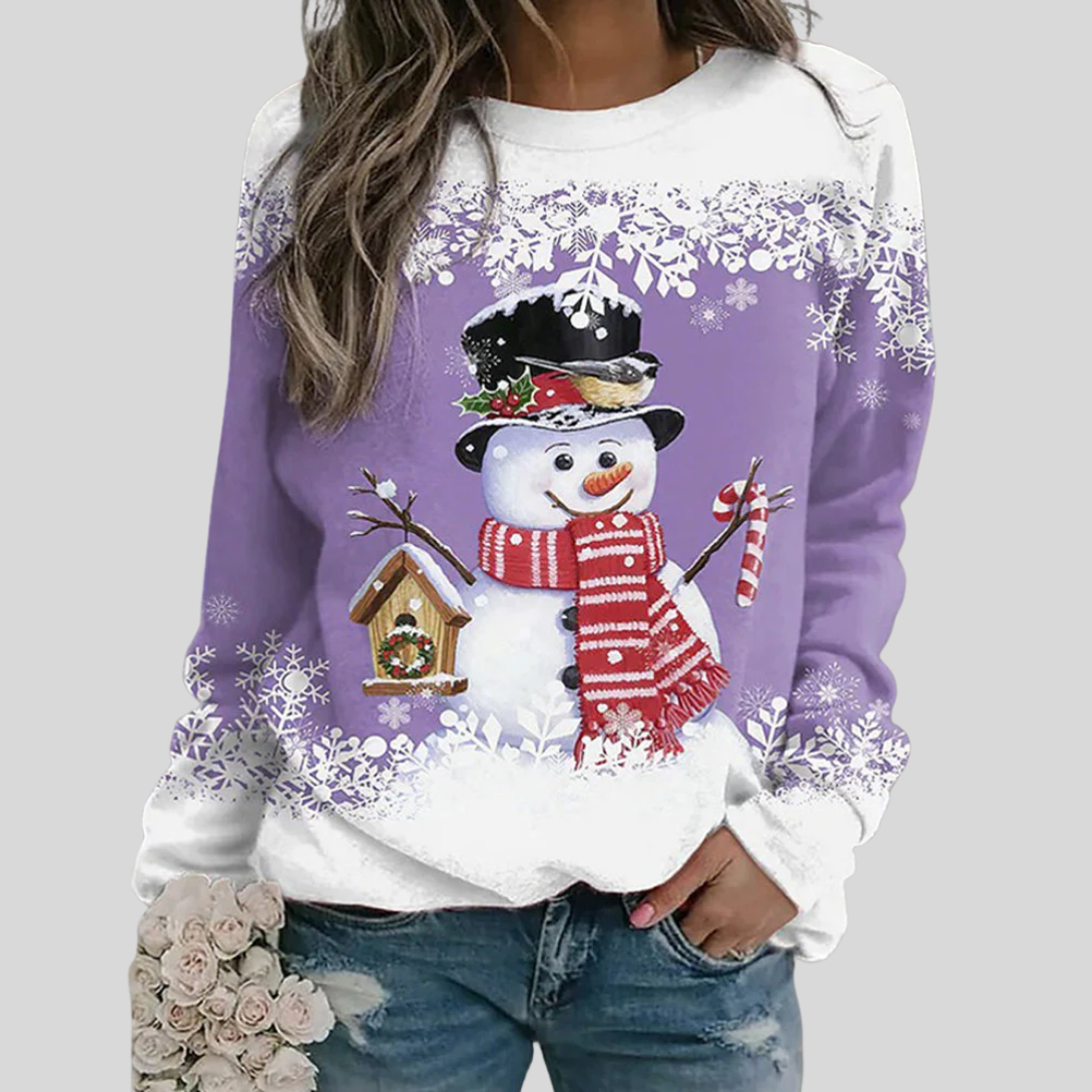 Sudadera navideña para mujer