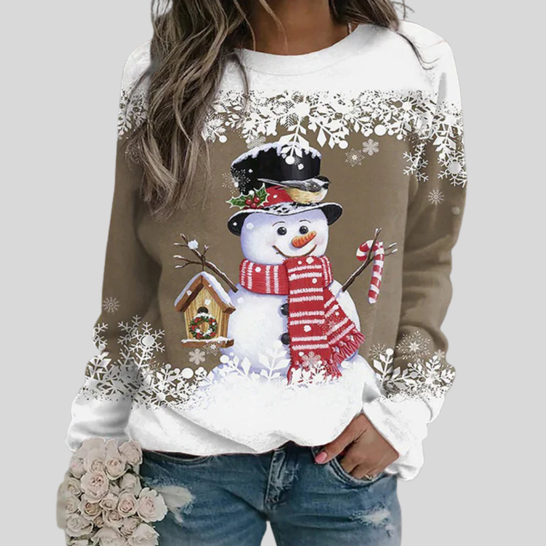 Sudadera navideña para mujer