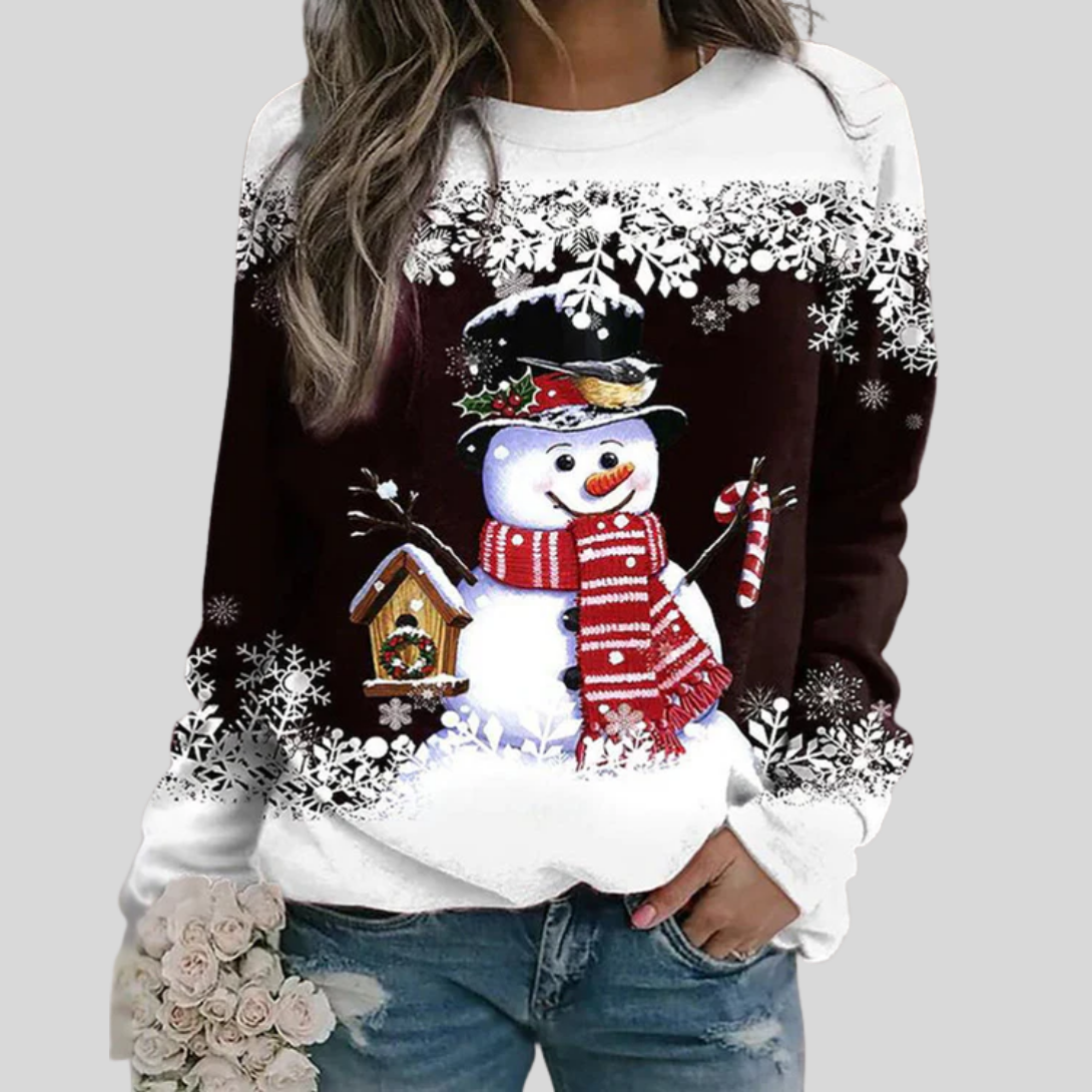 Sudadera navideña para mujer