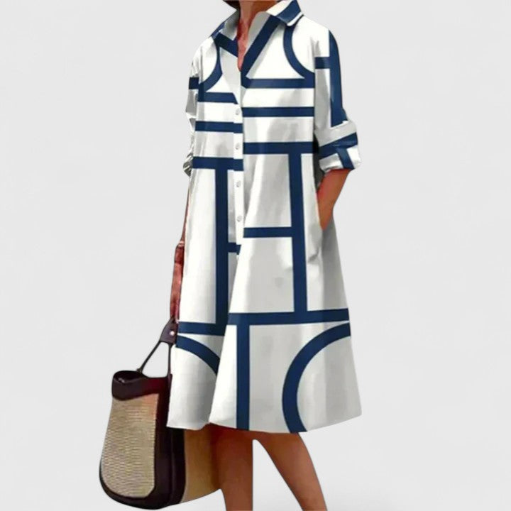 Vestido midi sofisticado