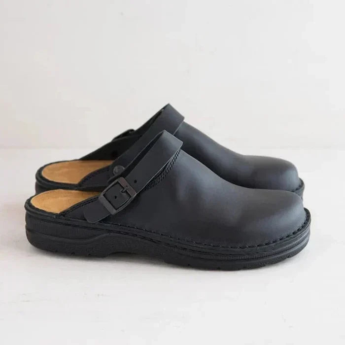 Zapatos de cuero con soporte